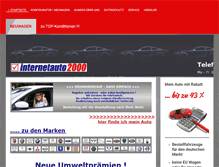 Tablet Screenshot of internetauto2000.de